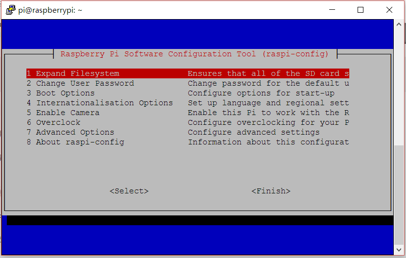 raspi-config